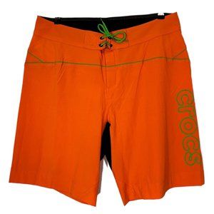 Crocs Mens Boardshorts 40 Swim Trunks Lined
